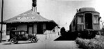Santa Fe depot. Wilson OK. 1931